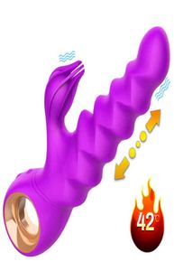 NXY Vibratörler Tavşan Vibratör Isıtma Tentacağı Titreşimli Dildo G Spot Klitoris Stimülasyonu Kadın Mastürbasyon Seks Oyuncakları 5560244