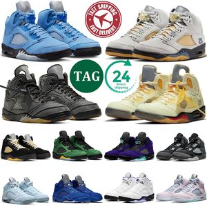 Designer Jumpman 5 Mens Basketball Shoes DJ Khaled x We The Bests Olive Black Muslin Lucky Green UNC Fire Red Photon Dust Men Trainers 5s Sports Sneakers dhgate US 13