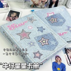 Kawaii Star A5 Binder Pocard Holder collect Book Kpop idolo Po Pocards per Pographs School Stationery