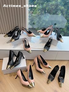Sapatos de grife sandálias de sandálias sandálias famosas designer feminino designer sandálias femininas saltos saltos de gatinho saltos de gatinho sandálias clássicas de uma linha simples 34-42