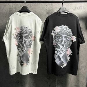 Herr t-shirts god kvalitet ih nom uh nit pärla mode t-shirt män ih nom uh nit kvinnor mask grafisk tecken t paris kort slve t240408