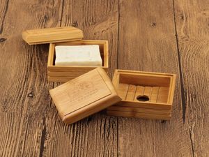 Ecofriendly Bamboo Soap Dish Container натуральное бамбуковое мыло для мыла коробка для мыла держатель для мыло