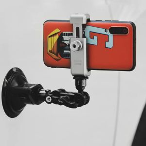 カメラSelens SSP3アクションカメラ吸引ホルダーDJI OSMOアクションGOPRO EKEN SUCKERホルダーカーホルダーマウントガラス吸引カップ