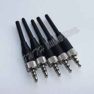 Zubehör Black 5 PCs 3,5 mm 1/8 Schraubenschloss Stereo DIY -Anschluss Audioadapter für Sennheiser Sony Headset Krawatte Clip Lavalier -Mikrofon