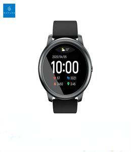 Haylou LS05 Solar Smart Watch Sport Fitness Sleep Sleep Freqüência cardíaca Monitor Bluetooth SmartWatch para iOS Android IP68 Água à prova de água8439876