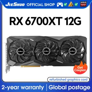 Topi Jieshuo AMD RX 6700XT 12 GB Gaming Graphics Scheda Desktop Computer Video Office KAS RVN CFX ecc. MEGLIO DELLA GPU di gioco RTX 3060 TI