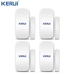 Detector Kerui D025 Alarme da casa sem fio Janela sem fio Sensor do detector magnético Gap para GSM Wi -Fi Home Security Alarm System Touch Keypad