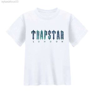 남성 티셔츠 트랩 스타 런던 남성 여성 패션 아버지와 아들하라 주쿠 Tshirt 부모 보육원 의류 캐주얼 짧은 슬리브 티셔츠 oneck tees z0221