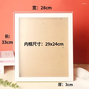 Frames HH312 Wooden Three -dimensional Hollow Creative Frame Swinging Taiwan Wholesale Hanging Wall Square Oil Painting Stick Box