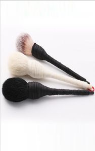 30st Pro Women Kabuki Flat Contour Blusher Powder Foundation Eye Shadow Face Makeup Brush Nature Goat Hair Cosmetic Tools4617089