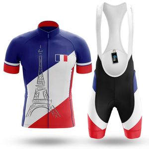 Cycling jersey short-sleeved suit summer men moisture-absorbent breathable cycling jersey road bike silicone pad