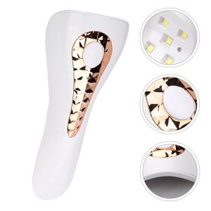 Dryers Nail Dryer Lampledmachine Manicure Polish Curing Flashlight Tube Portablebulb Drying Enamel Suppliesnails Salon Hand Tool