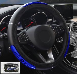 38CM Auto Car Steering Wheel Cover Anticatch Holder Protector China Dragon Design Fashion Sports Style Car Interior Accessories2530049