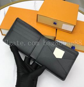 Full Leather Litchi Pattern Men039s Luxury Wallet 2022 New Men039s purse Shows Brand Identity With Internal Serial Number9530036