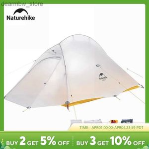 Tende e rifugi NatureHike 10d Camping Tenda Ultralight Waterproof 1 persona Tende escursionistiche esterni per la spiaggia portatile da pesca Trekking Tents L48