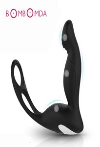 9 Speeds Male Prostate Massager Vibrator Perineum Stimulator Anus Plug Anal Vibrator Butt Plug Sex Toys Masturbator For Men Gay Y17632403