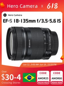 Acessórios EFS 18135mm f/3.55.6 é lente para Canon EOS 80D 70D 77D 800D 750D 760D 200D 1300D 1500D 500D Digital SLR Câmera lente de câmera SLR lente