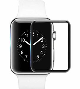 3D Полное покрытие изогнутое краевое стекло для Apple Watch Series 1 2 3 4 38 мм 42 мм 44 мм 44 мм защитник стеклянного экрана для iWatch3615115