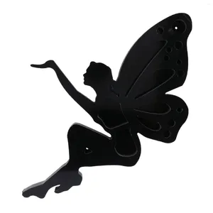 Jewelry Pouches Black Faerie Shelf Crystal Wall Stand Kneeling PVC Display Unit For Storage