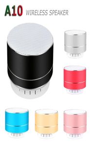 Portable Bluetooth -högtalare A10 Mini Wireless Houd Speaker TF USB Subwoofer Högtalare Mp3 Stereo Audio Music Player9397311