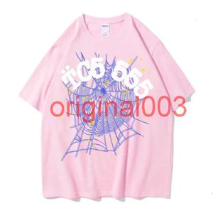 デザイナーsp5der 5555シャツヤングタグTシャツヒップホップメンズとレディースパーカー高品質のプリントプリントスパイダーパウダープルオーバー555555ヨーロッパサイズs-xxl gb