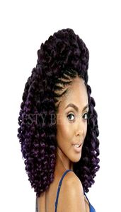 Esty beauty 8039039 20strands Jumpy Wand Curl Jamaican Bounce Synthetic Braiding Hair Extension Crochet Braid Kanekalon Hair5669806