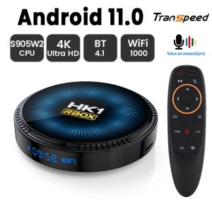 Caixa Android 11 Box de TV AMLOGIC S905W2 Dual WiFi Malig31 BT4.1 32G 64G 4K 3D AV1 Receptor de TV Fast Set Top Box Top Box Box Box Box Box Box Box