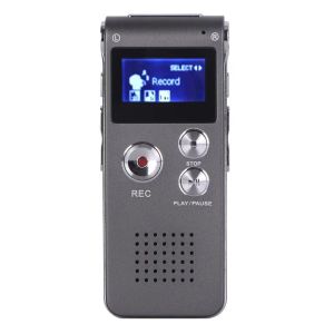 Giocatori ricaricabili N28 16GB da 8 GB Digital Voice Registratore 650HR Dictaphone Mp3 Player USB Flash supporta Mp3 WMA ASF WAV Formati musicali