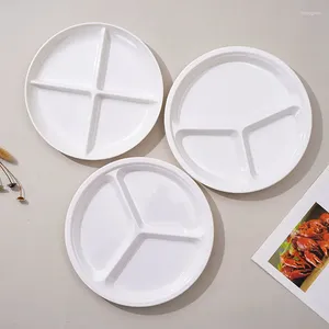 Miski Melamine Bowl Restaurant Fast Plate Chinese Multi-Grid