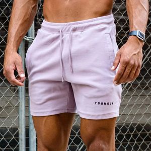 Sommer Herren Shorts Fitnessstudio Bodybuilding Sport Fitness Running Training Cotton Shorts Streetwear Fashion Casual 240323 240416