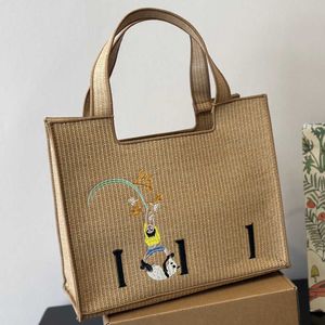 Gräskorg Summer Basket Bag Beach Totes Holiday Tote Luxurys Designer Bags Designer Tote Bag Bags Designer Bag 240415