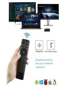 Q5 Air Mouse Voice Remote Control For Android TV Box Wireless 24G Gyro Sensing Remote Control with USB Receiver14559283