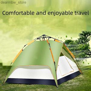 Tents and Shelters Fully Automatic No Need to Build Quick Opening Beach Seaside Tent Outdoor Camping Wind and Rain Proof Double Layer Tent L48