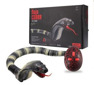 1pcs Plastic Infrared Remote Control Cobra Funny Gadgets Novelty Sorprendali Simulazione Pratica Simulazione Animal Prank RC Snake Toy Mis5977178