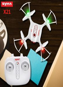 SYMA X21 Drohne RC Quadcopter 24G 4Ch 6aixs Gyro Mini Dron Aircraft ohne Kamera Fernbedienung Hubschrauber Kinder Toys13261649