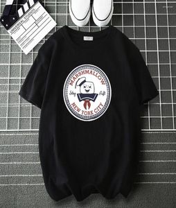 Men039s T koszule film Art Ghostbusters Botton Shirt Funny Tee For Men Woman Casual Loose Tops Male Hip Hop Harajuku Tshirts3305997