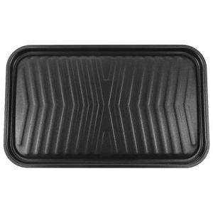 Barbecue Grill Pan NonStick Smokeless Frying Plate Rectangle BBQ Baking Tray Outdoor Picnic Cookware 240402