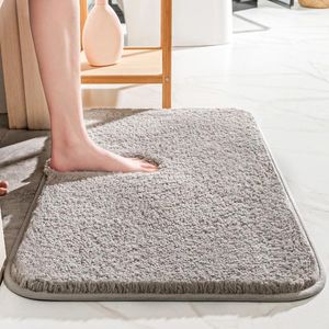 Carpets NOAHAS Super Thick Fluff Fiber Bath Mats Comfortable And Soft Bathroom Carpet Nonslip Absorbent Rug Foot Mat Shower Room Doormat