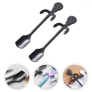 Disposable Flatware 2 Pcs 304 Stainless Steel Coffee Spoon Halloween Scoops Mixing Spoons Thickened Durable Ice Cream Decor Crafted Stylish