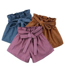 Short a filo vellutoy per bambini Bruffer Pp Pants Kids Ins Shorts 2019 Shorts Bread Summer 3 Colors C59157695284