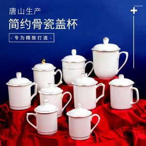 Tazze da tè con tazza con regalo in ceramica a mano acqua-chic tazza chic oro dipinto della Cina Cina Conferenza