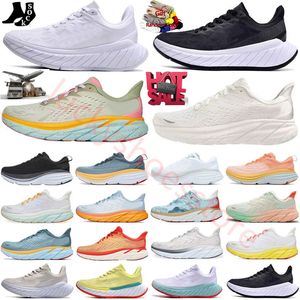 Women Men Top Quality Clifton 9 Running Shoes Bondi 8 Black White Pink Ice Blue Mint Peach Whip Red Carbon 2 Cloud Bottoms Runners Trainers Jogging Sports Sneakers