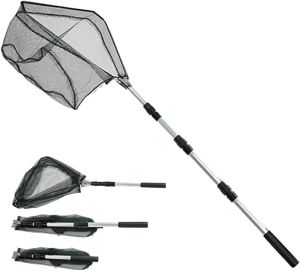 Accessori Accessori Pesca Accessori telescopici Piegatura di pesca Landing Net 190 cm Polo Colpobile in alluminio estensibile Manico lungo