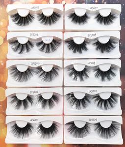 30mm 5D faux mink lashes with white tray soft strip eyelashes customized private label eyelash vendor2794805