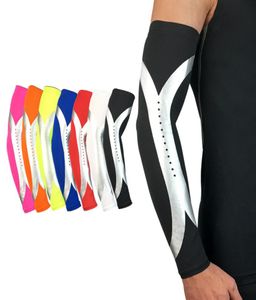 Männer 1 Paar elastischer Basketball Beschützer verlängern Armhülsenvolleyball Armband Atmungsaktives Fahrrad -Ellbogenpolster 8231746