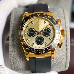 orologio da uomo ST9 in acciaio Tutti i sottodiale che funzionano da 40 mm movimenti meccanici automatici in gambero in vetro in vetro ceramica Dhgate orologio 007