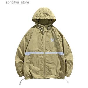 Outdoor Jackets Hoodies Ueteey Sun Protection Jacket Men Hiking Thin Camping Ice Skin Fishing Ultra-Light Quick Drying Windbreaker Outdoor Male Suits L48