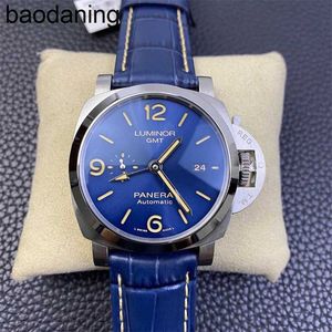 Watch Designer Luksusowe Panerass zegarek Fabryka PAM1033 Sapphire Mirror Szwajcarski automatyczny ruch rozmiar 44 mm importowany pasek krowski