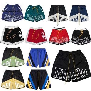 shorts rhude shorts masculinos shorts de grife de grife haikyuu roupas mulher ao ar livre jogging casual shorts fitness shorts malha de praia de praia respirável jogo de basquete