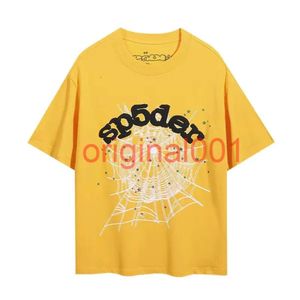 SP5DER футболка Mens T Рубашки Poloshird Рубашка SP5DER YOUN THUG SPIDER 555 Женская футболка модная печатная одежда Уличная одежда Веб-модель Летняя спортивная одежда Топ-европейский S-XL ZG